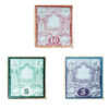 Antique Collection of 3 Persian Qajar Stamps