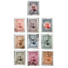 Antique Collection of 10 Iranian Qajar Stamps