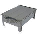 Persian Mangal Portable Charcoal Grill - Stainless Steel