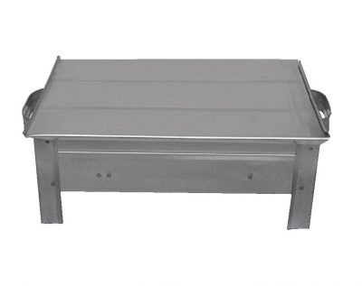 Persian Mangal Portable Charcoal Grill – Stainless Steel
