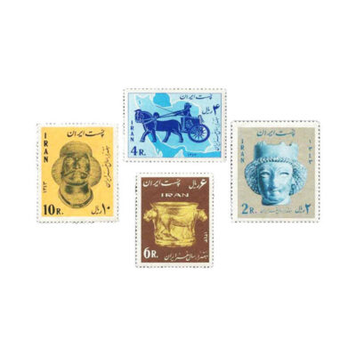 Collection of 3 Iranian Stamps Model 7000 Years of Iranian Art