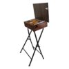 Set of Prayer Chair & Table for Salah or Namaz for Muslims Brown
