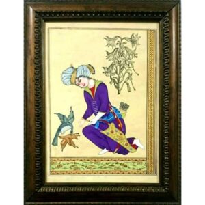 Persian Watercolor Hand Painted Miniature Art