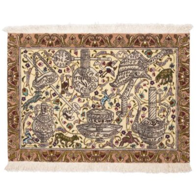 Persian Wool Carpet Hand-Knotted in Tabriz Model Sarasar