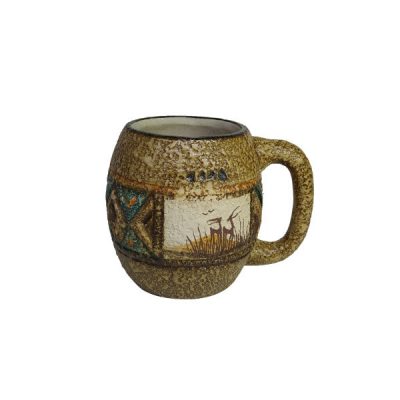 Persian Iznik Pottery Mug – Handcrafted Model Lara