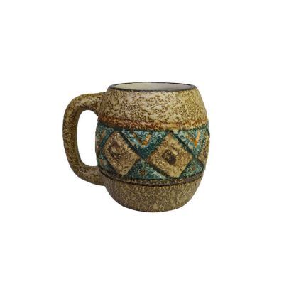 Persian Iznik Pottery Mug – Handcrafted Model Lara
