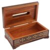 Handcrafted Persian Wooden Tissue Box Cover – Khatamkari Golha
