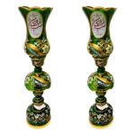 Persian Crystal Luster Lamp Traditional Laleh Shaped with Islamic Pattern
