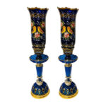 Persian Crystal Luster Lamp Traditional Laleh Shaped