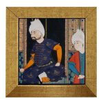 Decorative Persian Framed Tile - Shahnameh Inspired: Karen