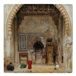 Decorative Persian Ceramic Tile – Shahnameh Inspired: Barad
