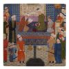 Decorative Persian Ceramic Tile - Shahnameh Inspired: Scientist