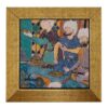 Decorative Persian Framed Tile - Shahnameh Inspired: Friends