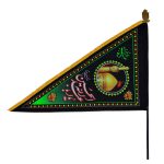 Islamic Shia Wall Tapestry Flag Ya Aba Abdillah Triangle