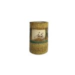 Persian Iznik Pottery Mug - Handcrafted Model Qalam