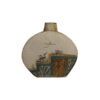 Handcrafted Persian Bud Pottery Vase with Art Motif Amitis & Tabletop Decoration