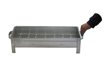 Persian Mangal Portable Charcoal Grill – Stainless Steel