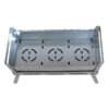 Persian Mangal Portable Charcoal Grill - Stainless Steel