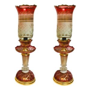 Persian Crystal Candlesticks Holder Model Avisa