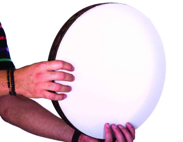 Persian Dayereh Dayere Drum Model Simple White