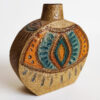Persian Single Bud Pottery Vase with Hand-Painted Design Ideal for Fresh or Dried Flower