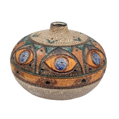 Decorative Pottery Single Stem Vase – Ideal for Fresh or Dried Flower