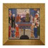 Decorative Persian Framed Tile - Shahnameh Inspired: Karnia