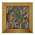 Decorative Persian Framed Tile – Shahnameh Inspired: Mania