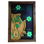 Decorative Persian Ceramic Art Model Blossom