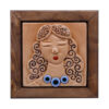 Decorative Persian Ceramic Art Model Curly Girl