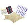 Sefidab - Set of Natural Iranian Roshor Face & Body Mask with Shower Mitt