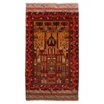 Authentic Persian Prayer Rug Hand-Knotted & Luxurious Sajada Mosque