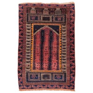 Antique Baluchi Handwoven Rug Model Sigol