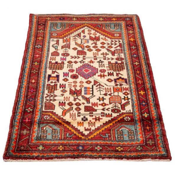 Antique Hamadan Handwoven Rug Model Majnoon