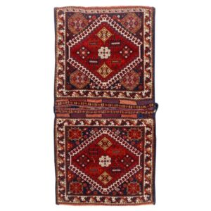 Vintage Persian Saddle Bag – Handwoven & Second-Hand Tōbrag 187413
