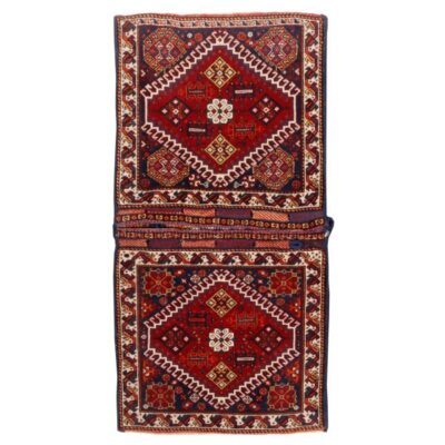 Vintage Persian Saddle Bag – Handwoven & Second-Hand Tōbrag 187413