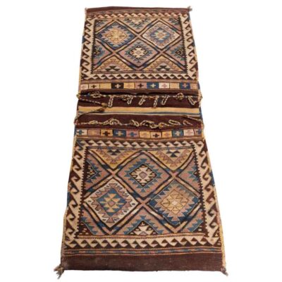 Vintage Persian Saddle Bag – Handwoven & Second-Hand Tōbrag 187415