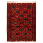 Authentic Persian Prayer Rug Hand-Knotted & Luxurious Sajada All-over