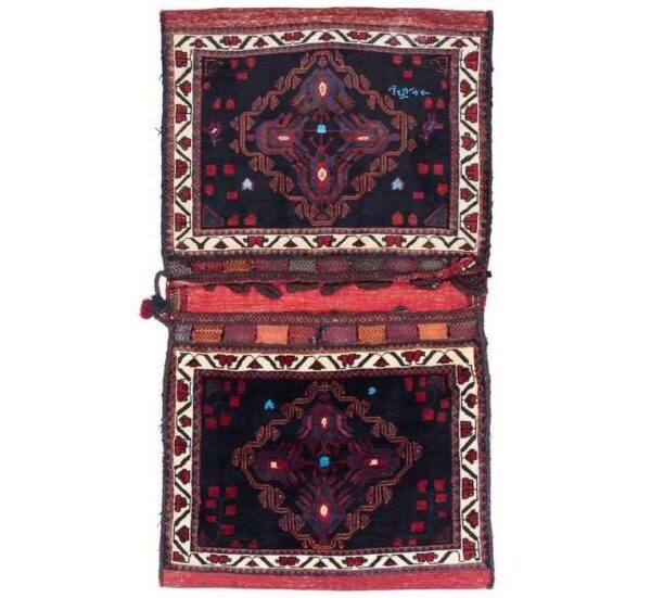 Vintage Persian Saddle Bag – Handwoven & Second-Hand Tōbrag 102268