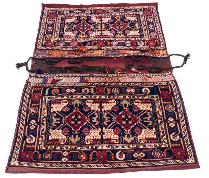 Vintage Persian Saddle Bag – Handwoven & Second-Hand Tōbrag