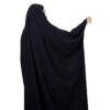 Islamic Arabic Black Chador Abaya Hejab for Women and Praying - Crepe Fabric