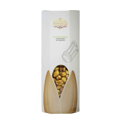 Salted Saffron Flavored Persian Pistachios – Fandoghi Variety 1500 grams