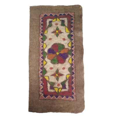 Persian Wool Felt Rug 100% Natural and Handmade Geometric