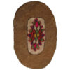 Persian Wool Felt Rug 100% Natural and Handmade Oval