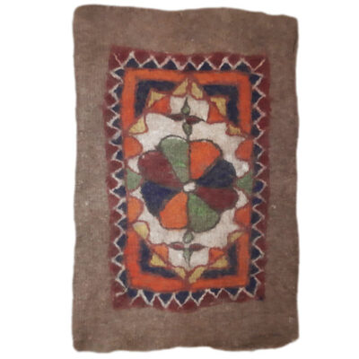 Persian Wool Felt Rug 100% Natural and Handmade Geometric