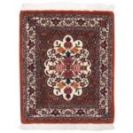 Hand-Knotted Persian Carpet Theme Silk Tablecloth Bidjar
