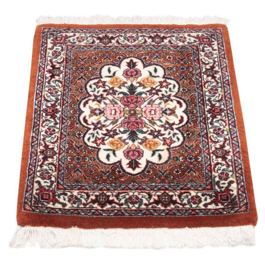 Hand-Knotted Persian Carpet Theme Silk Tablecloth Bidjar