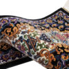 Hand-Knotted Persian Carpet Theme Silk Tablecloth Garden