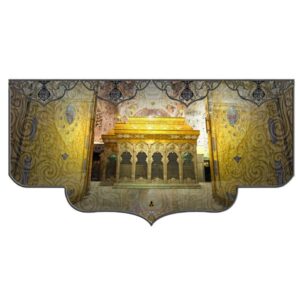 Imam Hussain's Shrine Velvet Isalimc Religious Flag
