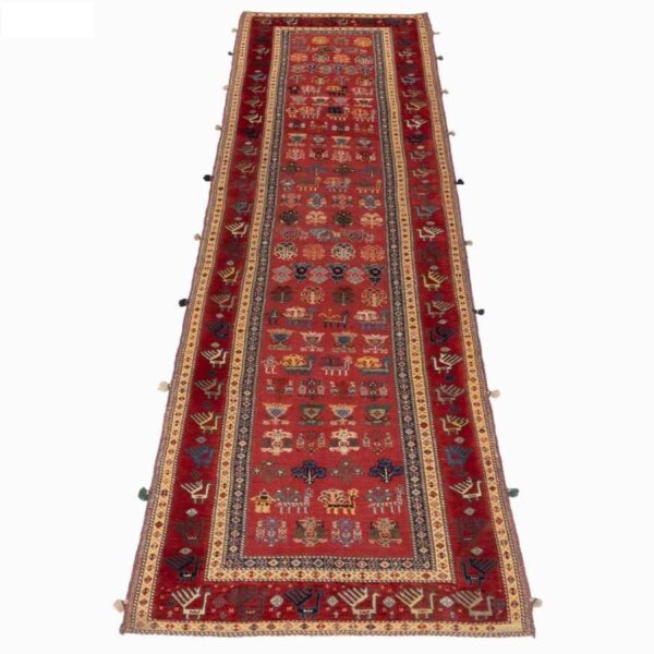 Iranian Antique Handwoven Sirjan Runner Kilim Rug ShopiPersia